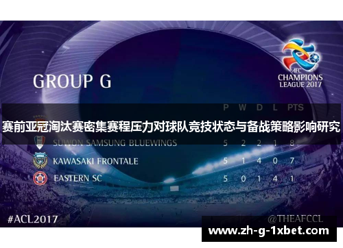 赛前亚冠淘汰赛密集赛程压力对球队竞技状态与备战策略影响研究
